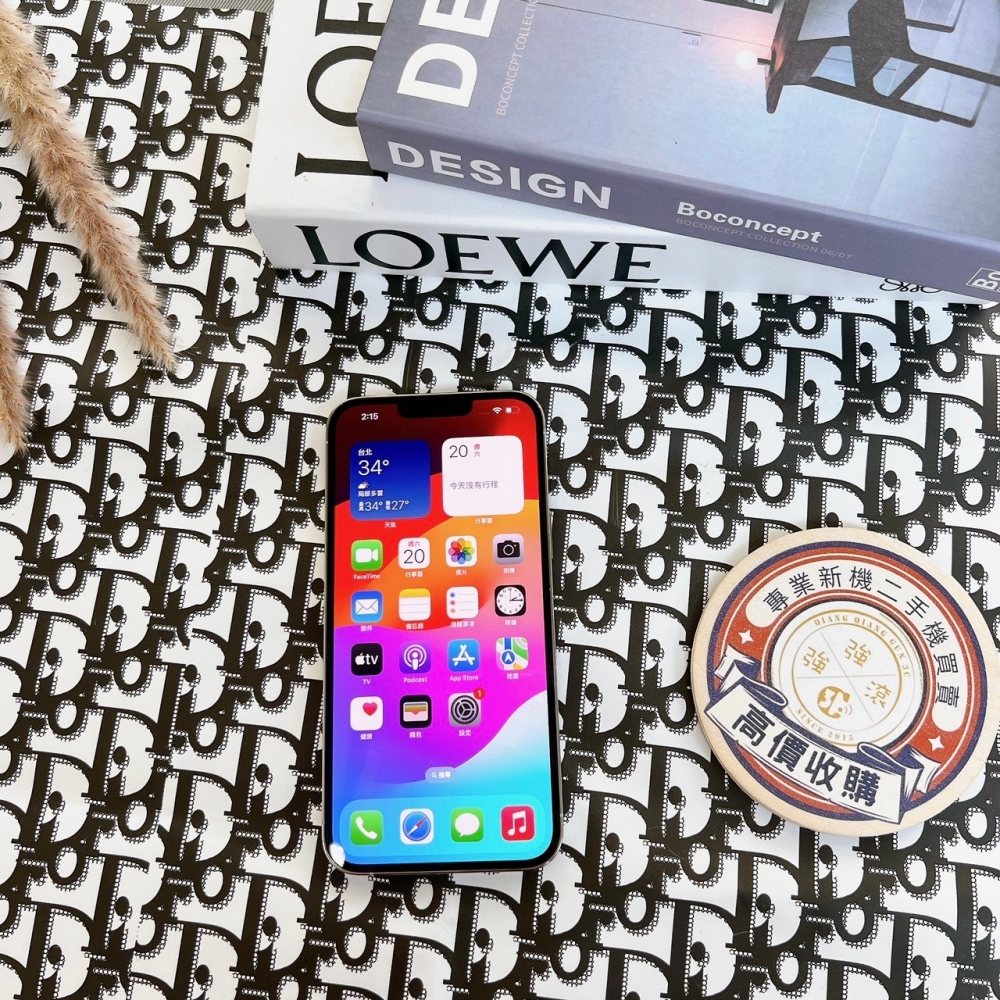 「延長保一年」(鹽行) 二手 iPhone 13 Pro Max 256G 銀 (已過保) #89844