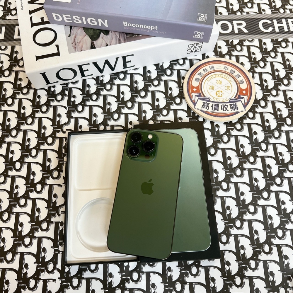 「365天原廠保固」二手 iPhone 13 pro 128G 綠  #99312