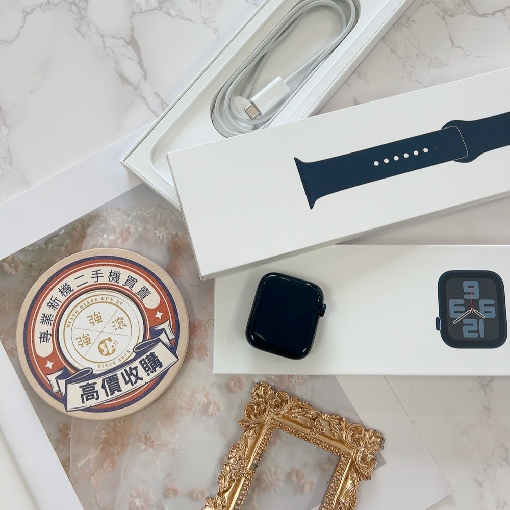 「店保90天」二手Apple Watch SE 44mm 黑(已過保) #M5640