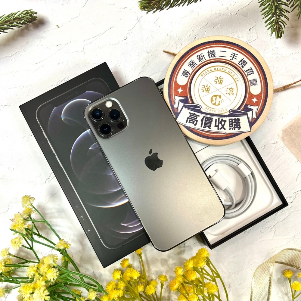 「店保90天」二手iPhone 12 Pro 256G 黑色 (已過保) #48745