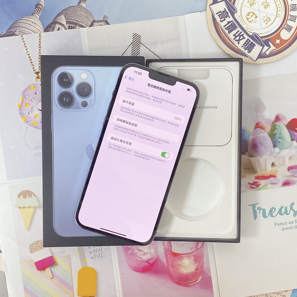 (佳里)二手iPhone 13 Pro Max 256G藍色 (過保) ＃16475
