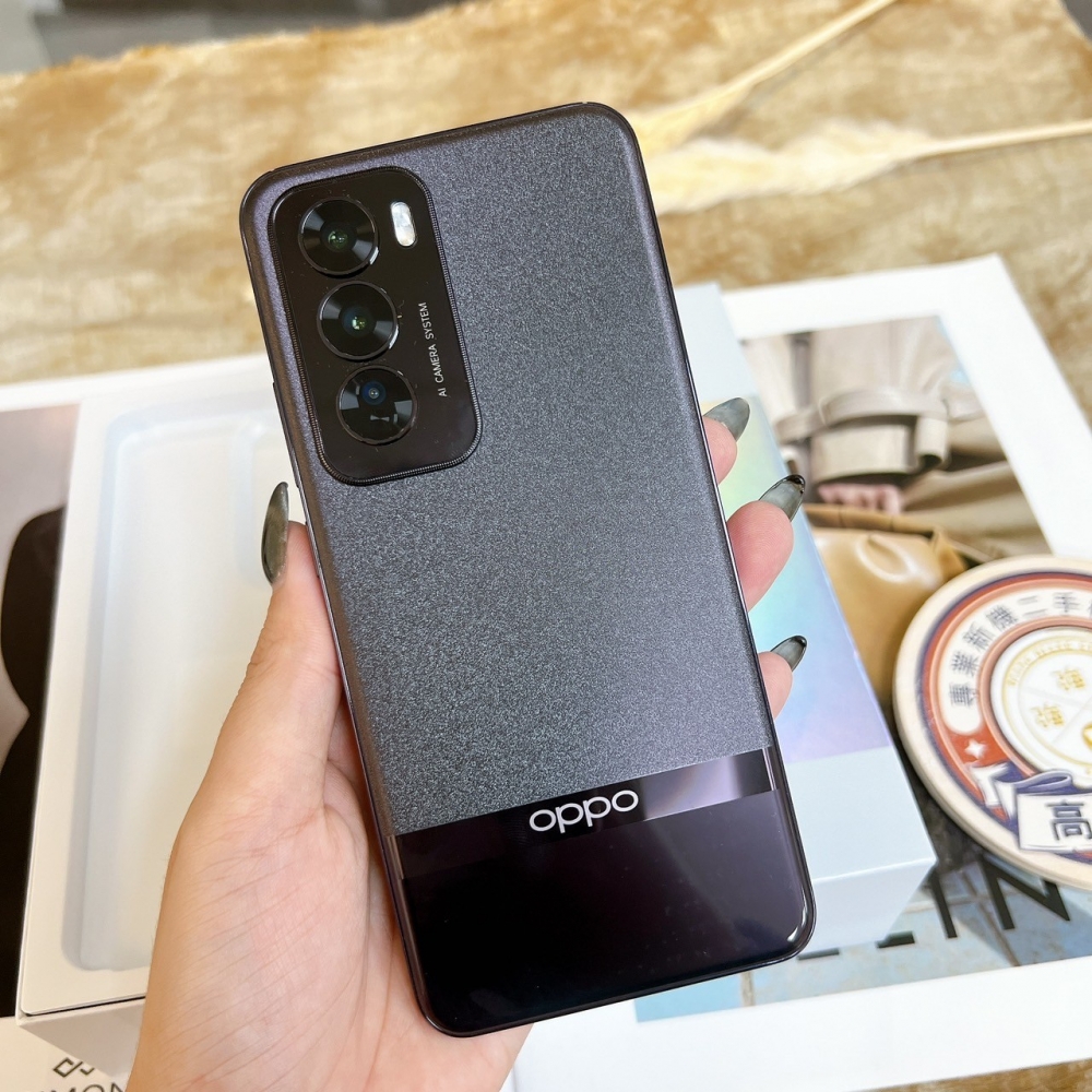 (鹽行）二手 oppo RENO 12 pro 512G 棕色 (太電保2025.09.24) #25874