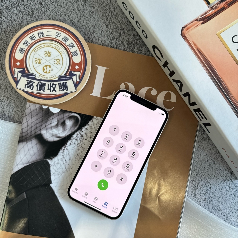 「店保90天」 二手iPhone 12 128G 白色 (已過保) #28626