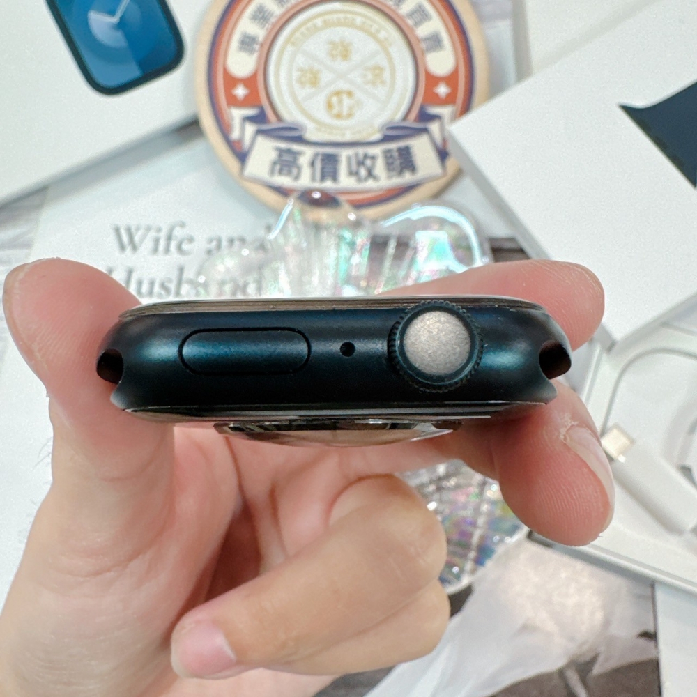 「店保30天」二手Apple Watch 9 - 45mm 64G 黑色 (已過保) #F7074