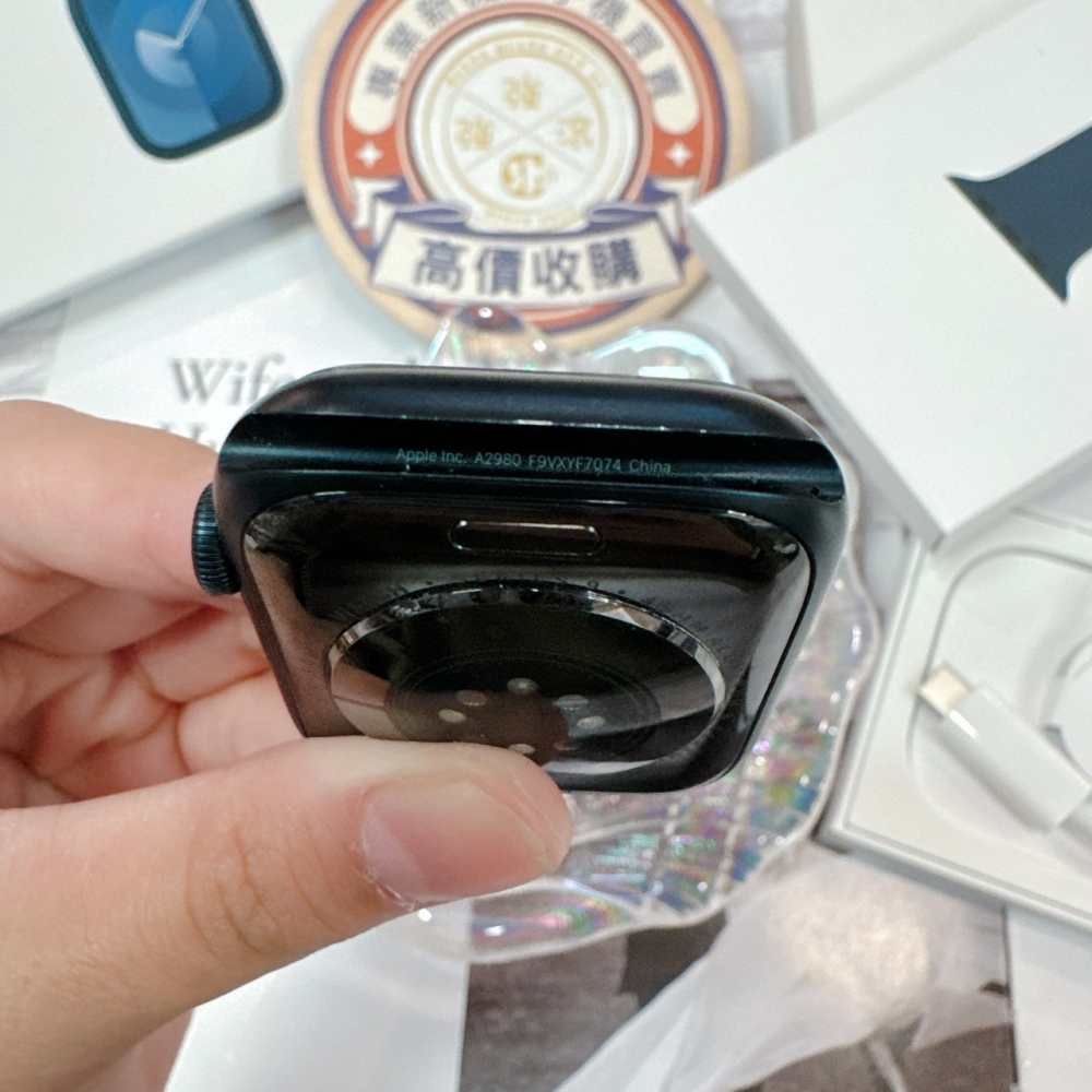 「店保30天」二手Apple Watch 9 - 45mm 64G 黑色 (已過保) #F7074