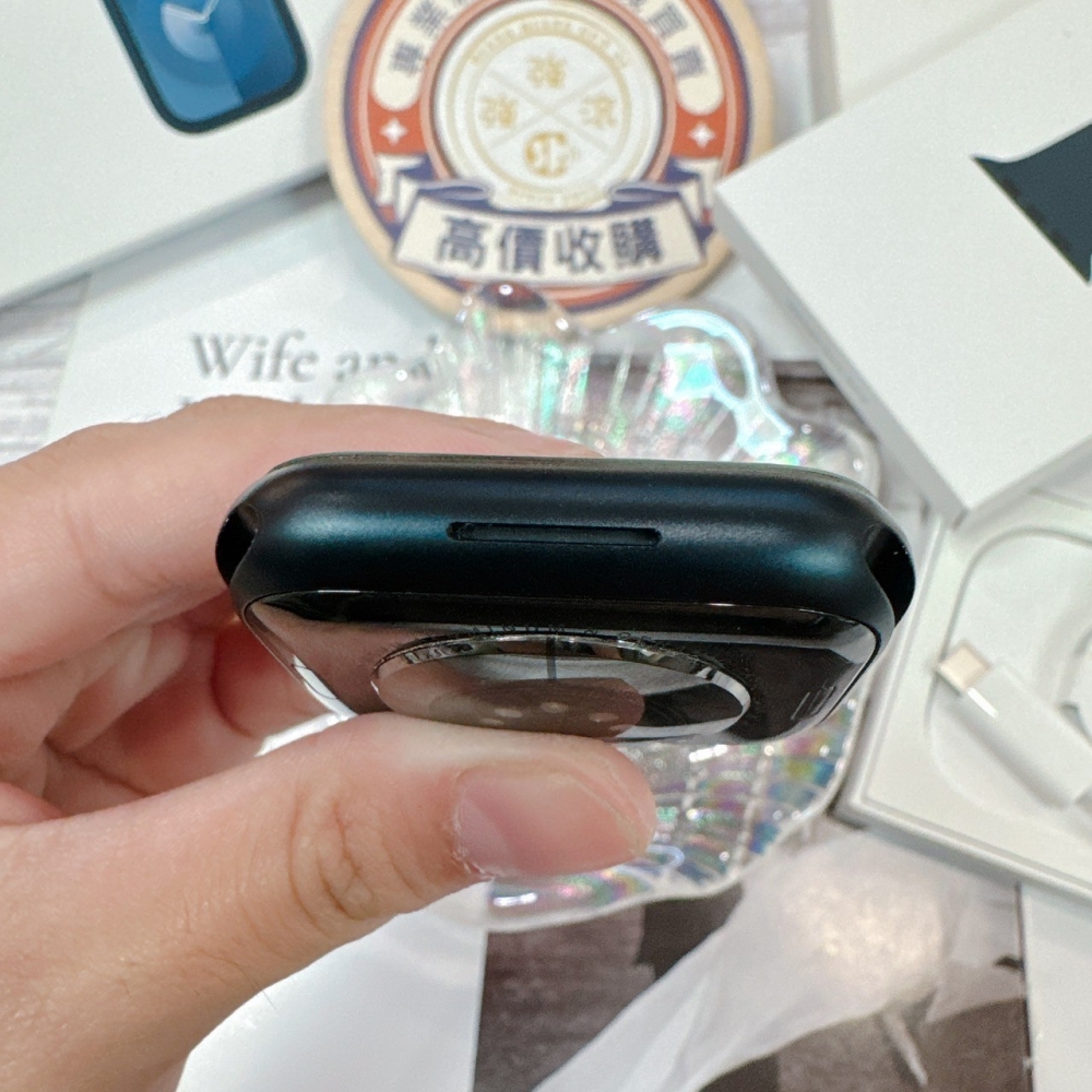 「店保30天」二手Apple Watch 9 - 45mm 64G 黑色 (已過保) #F7074