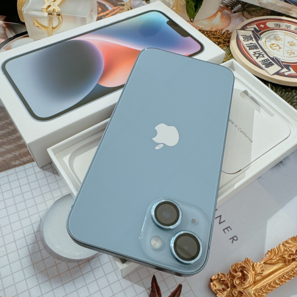 「365天原廠保固」(善化) 二手iPhone 14  128G 藍色 (已過保) #71717