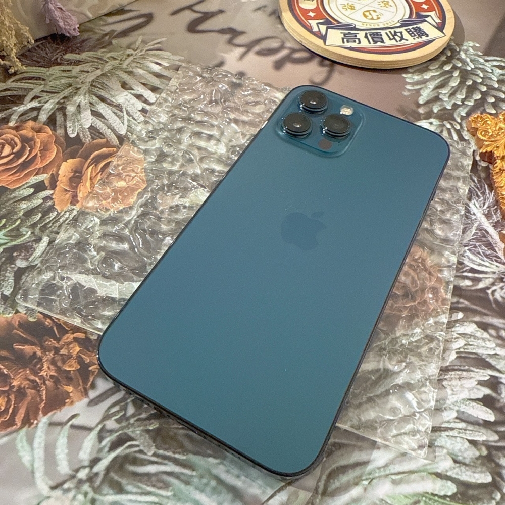 「店保90天」(善化) 二手iPhone 12 Pro Max 128G 藍色（已過保）＃44054