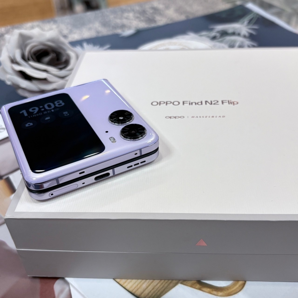 「店保90天」二手OPPO Find N2 Flip 8+256G 紫色（已過保）＃65139