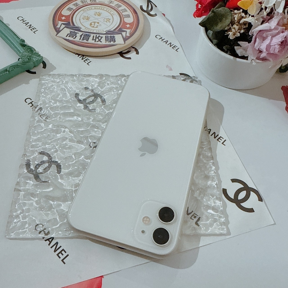 「店保90天」(善化)二手iPhone 11  64G 白色（已過保）＃25451